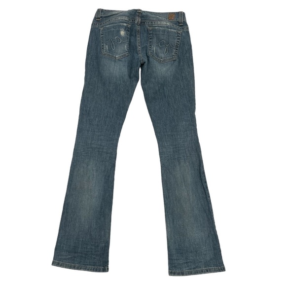 Guess Jeans Daredevil Bootcut Distressed Denim Jeans Size 27 Women's - Picture 3 of 6